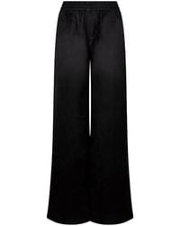 Rene' Derhy - Pantalon Palazzo À Fini Satiné - Lyst