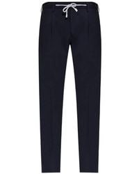 Eleventy - Drawstring Casual Trousers - Lyst