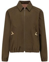 Valentino Garavani - Zip-Fastening Bomber Jacket - Lyst