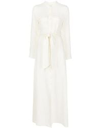 Jonathan Simkhai - Ester Tie-Waist Shirt Dress - Lyst