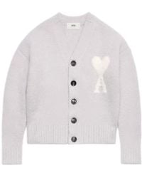 Ami Paris - Vest Met Logo - Lyst
