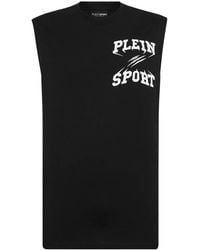 Philipp Plein - Logo-Print Crew-Neck Tank Top - Lyst