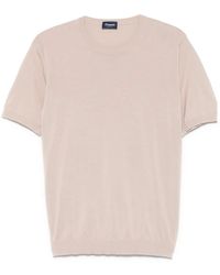 Drumohr - Fein Gestricktes T-Shirt - Lyst