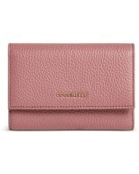 Coccinelle - Medium Metallic Logo-Lettering Wallet - Lyst