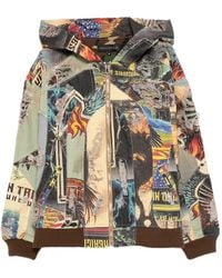 Who Decides War - Patchwork Zip-Up Jacket - Lyst