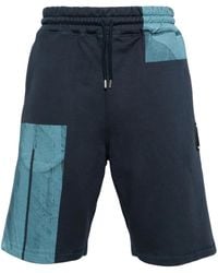A_COLD_WALL* - Katoenen Trainingsshorts Met Colourblocking - Lyst