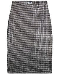 Gcds - Shiny Pencil Midi Skirt - Lyst