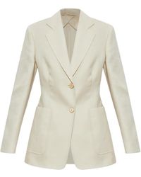 Max Mara - Two-Button Patch-Pocket Jacket - Lyst