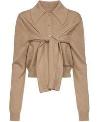 Marine Serre - Wrapped Hybrid Cardigan - Lyst