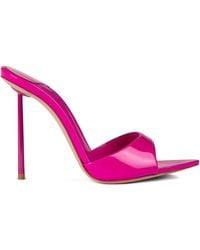 Le Silla - 120Mm Bella Patent Leather Stiletto Sandals - Lyst