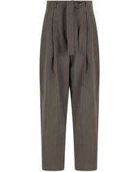 Giorgio Armani - Pantaloni Con Pieghe - Lyst