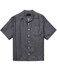 Prada - グラフィック シルクシャツ - Lyst