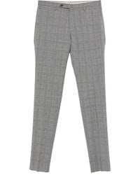 Incotex - Check Trousers - Lyst