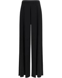 Max Mara - Pleated Jersey Palazzo Pants - Lyst