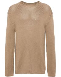 The Row - Crew Neck Ribbed-knit Jumper - Lyst