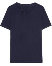 Zadig & Voltaire - V-Neck T-Shirt - Lyst