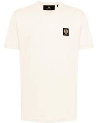 Belstaff - T-shirt en coton à patch logo - Lyst