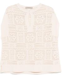 D.exterior - Open-Knit Tank Top - Lyst