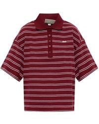 Gestuz - Pilova Striped Short-Sleeve Polo Shirt - Lyst