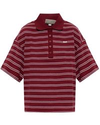 Gestuz - Pilova Striped Short-Sleeve Polo Shirt - Lyst