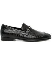 Tom Ford - Soft Printed Alligator Double T Hardware Gigi Loafers - Lyst