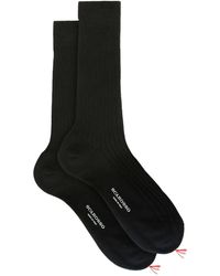 SCAROSSO - Ribbed Knee-High Socks - Lyst