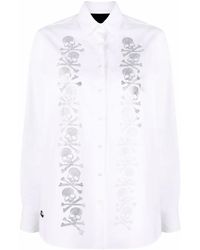 Philipp Plein - ラインストーンスカル シャツ - Lyst
