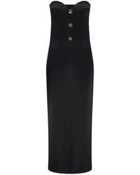 Violante Nessi - Strapless Corset Midi Dress - Lyst