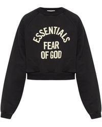 Fear Of God - Essentials Logo-Print Sweater - Lyst