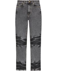 Ganni - Straight-Leg-Jeans Mit Tragefalten - Lyst