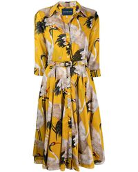 Samantha Sung Blousejurk Met Print - Geel