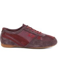 DIESEL - D-Mile-Flat Sneakers With Suede Overlays - Lyst