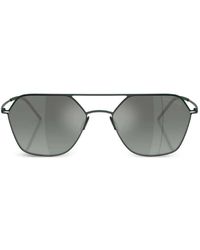 Giorgio Armani - Pilot-Frame Sunglasses - Lyst