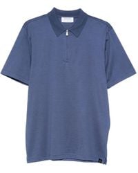 Gran Sasso - Zip-Fastening Polo Shirt - Lyst