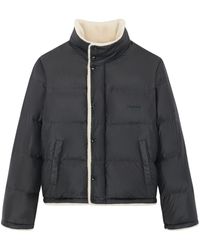 Saint Laurent - Puff Down Shearling-lined Jacket - Lyst