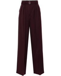 Lanvin - Pleated Trousers - Lyst