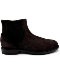 Alexander Hotto - Zip Suede Chelsea Boots - Lyst