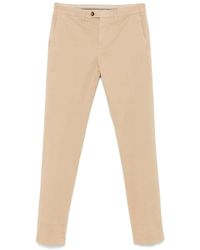 Canali - Gabardine Trousers - Lyst