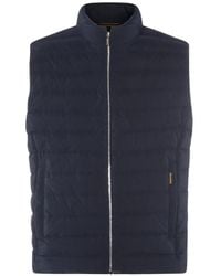 Moorer - Quilted Zip Gilet - Lyst