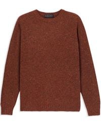 Brooks Brothers - Maglione Girocollo Con Effetto Mélange - Lyst