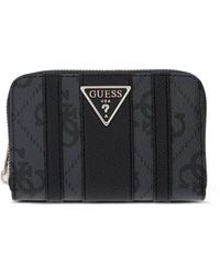 Guess - Laurel Logo-Print Panelled Wallet - Lyst