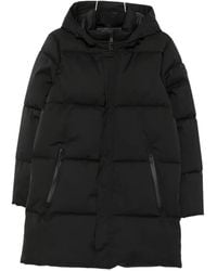 SERGIO MORETTI FIRENZE - Hooded Padded Coat - Lyst