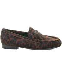 Bibi Lou - Leopard-Print Loafers - Lyst