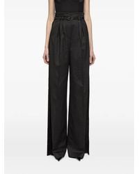 Nissa - Pinstripe Wide-Leg Pants - Lyst