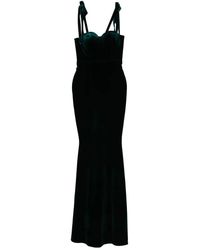 Cristallini - Cybele Tie Strap Maxi Dress - Lyst