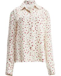 KHAITE - Argo Rose-Print Shirt - Lyst