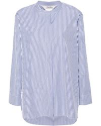 Max Mara - Rondine Striped Cotton Shirt - Lyst