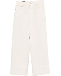 Dondup - Straight Jeans Met Knoop - Lyst