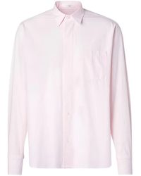 The Row - Marek Button-Down Katoenen Overhemd Met Borstzak - Lyst