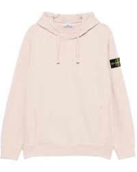 Stone Island - Compass-Patch Drawstring Hoodie - Lyst